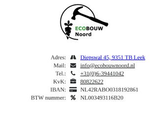 Ecobouw Noord V.O.F.