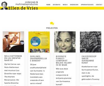 Ellen de Vries, onderzoek & multimed. product.