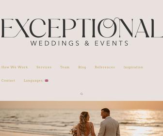 Exceptional Weddings & Events