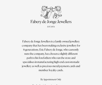 Fabery de Jonge Jewellery