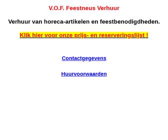 V.O.F. Feestneus Verhuur