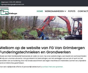 Van Grimbergen Funderingstechn. en Grondwerk.