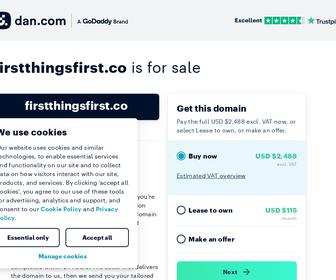 http://firstthingsfirst.co