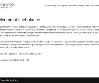 finebalance investment services B.V.