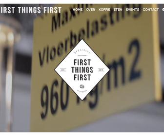 FirstThingsFirst