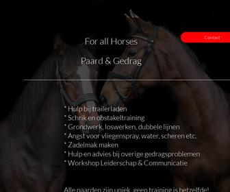 For all Horses