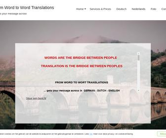From Word to Word Translations