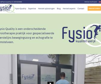 Fysio Quality - Praktijk voor bewegingszorg en echografisch onderzoek