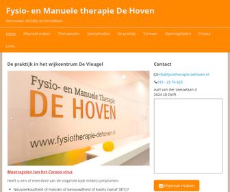 http://www.fysiotherapie-dehoven.nl