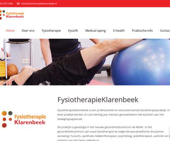 http://www.fysiotherapieklarenbeek.nl