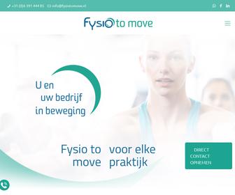 http://www.fysiotomove.nl