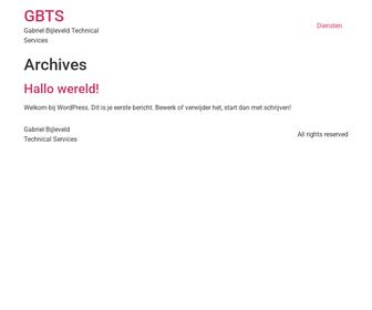 Gabriel Bijleveld Technical Services