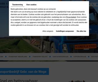http://www.gebrvdwege-transport.nl