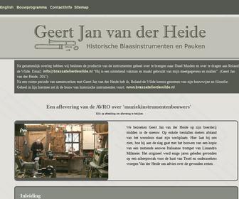 G.J. van der Heide Historische Blaasinstrumenten