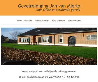 Gevelreiniging Jan van Mierlo