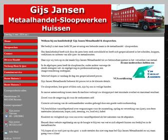 Gijs Jansen jr. metaalhandel en sloopwerken