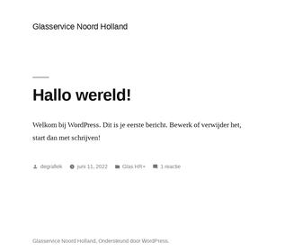 Glasservice Noord-Holland B.V.