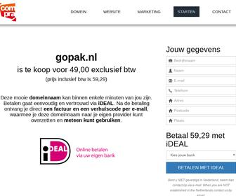 http://www.gopak.nl
