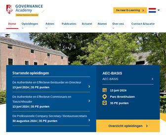 http://www.governanceuniversity.nl
