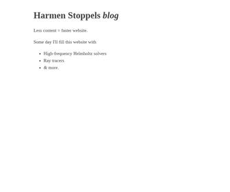 http://www.harmenstoppels.nl