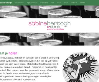 Sabine Hertogh | PRoject + Communicatie