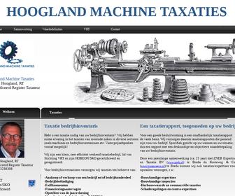 Hoogland Machine Taxaties