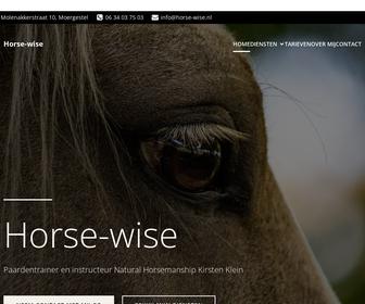 Horse-wise Training en Instructie