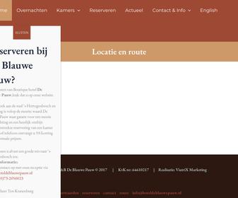 Boutique hotel De blauwe Pauw