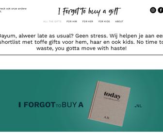 http://www.iforgottobuyagift.nl