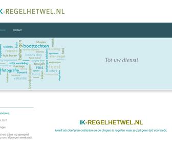 http://www.ik-regelhetwel.nl