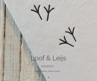 Loof en Leijs Letterpress
