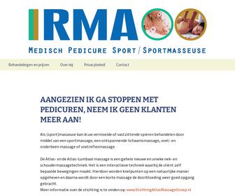 Pedicure/Sportmasseuse Irma Timmermans