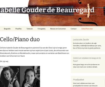 Isabelle Gouder de Beauregard Celliste