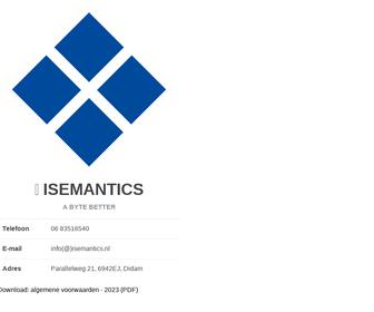 https://www.isemantics.nl