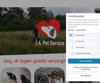 J.A. Pet Service