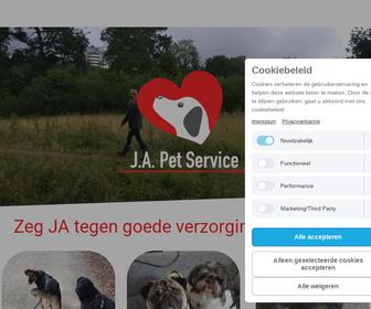 J.A. Pet Service