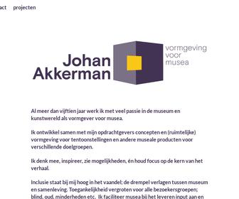 Johan Akkerman - vormgeving voor musea