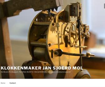 Jan Sjoerd Mol Uurwerkmaker klokkkenmaker