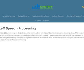 Kanteff Speech Processing B.V.