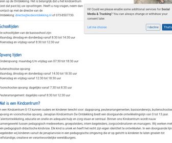 ATO-jenaplan kindcenterum De Ontdekking