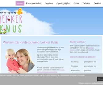 http://www.KinderopvangLekkerKnus.nl