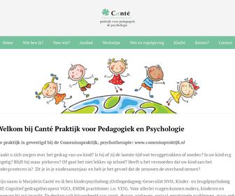 Canté praktijk voor Pedagogiek en Psychologie