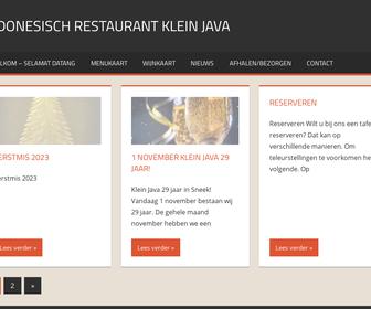 Klein Java Specialiteitenrestaurant