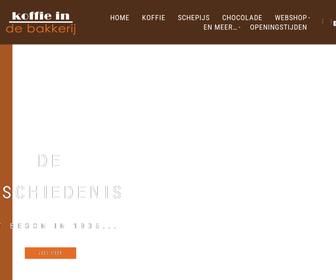 Koffie in de bakkerij