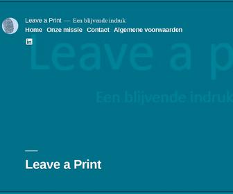 http://www.leaveaprint.nl