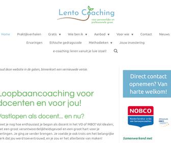Lento Coaching. Loopbaan- & Persoonl. coaching