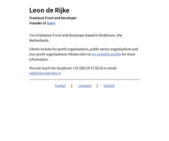 Leon de Rijke