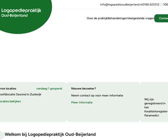 Logopediepraktijk Oud-Beijerland