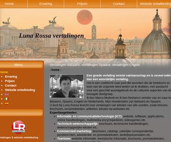 Luna Rossa vertalingen & website ontwikk.