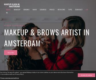 Makeup/brows artist and hair stylist Vlada
